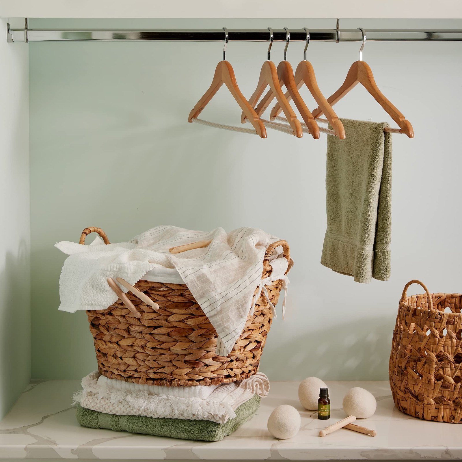 Thymes Wool Dryer Balls Set – Includes 3 Laundry 0.5 Fl Oz (Pack of 1)