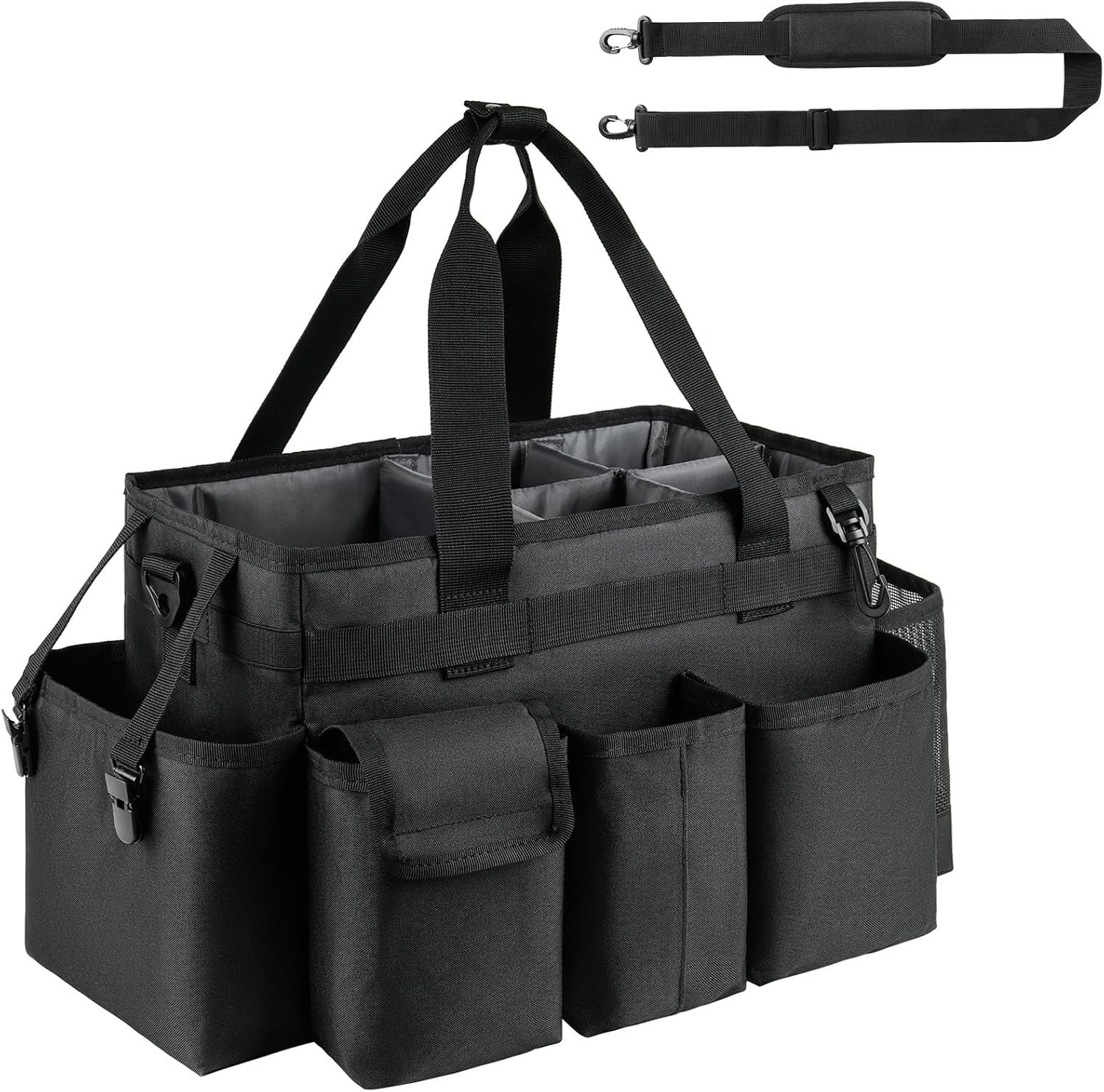 Cleaning Caddy,Cleaning Bag for Housekeepers,Cleaning Supplies Organizer with…