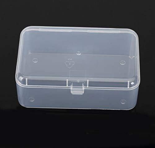 2PCS Small Plastic Storage Container Box DIY Coins Screws Jewelry Travel Beads