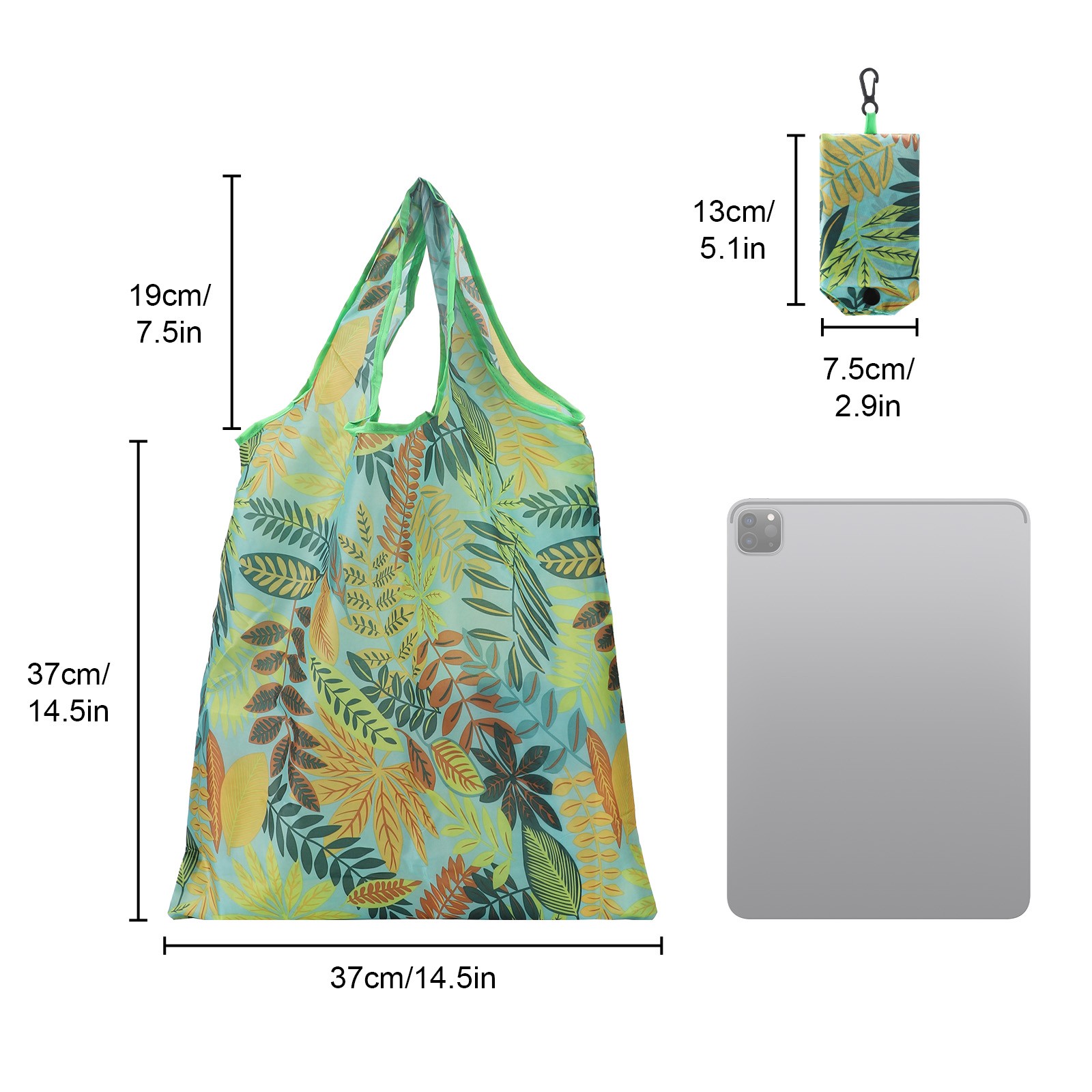10PCS Reusable Grocery Bags for Women Heavy Duty Foldable Washable Shopping Tote