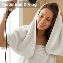Microfiber Bath Towels Set, Compact Size 20 x 43 in, Hyaluronic Acid-Infused,