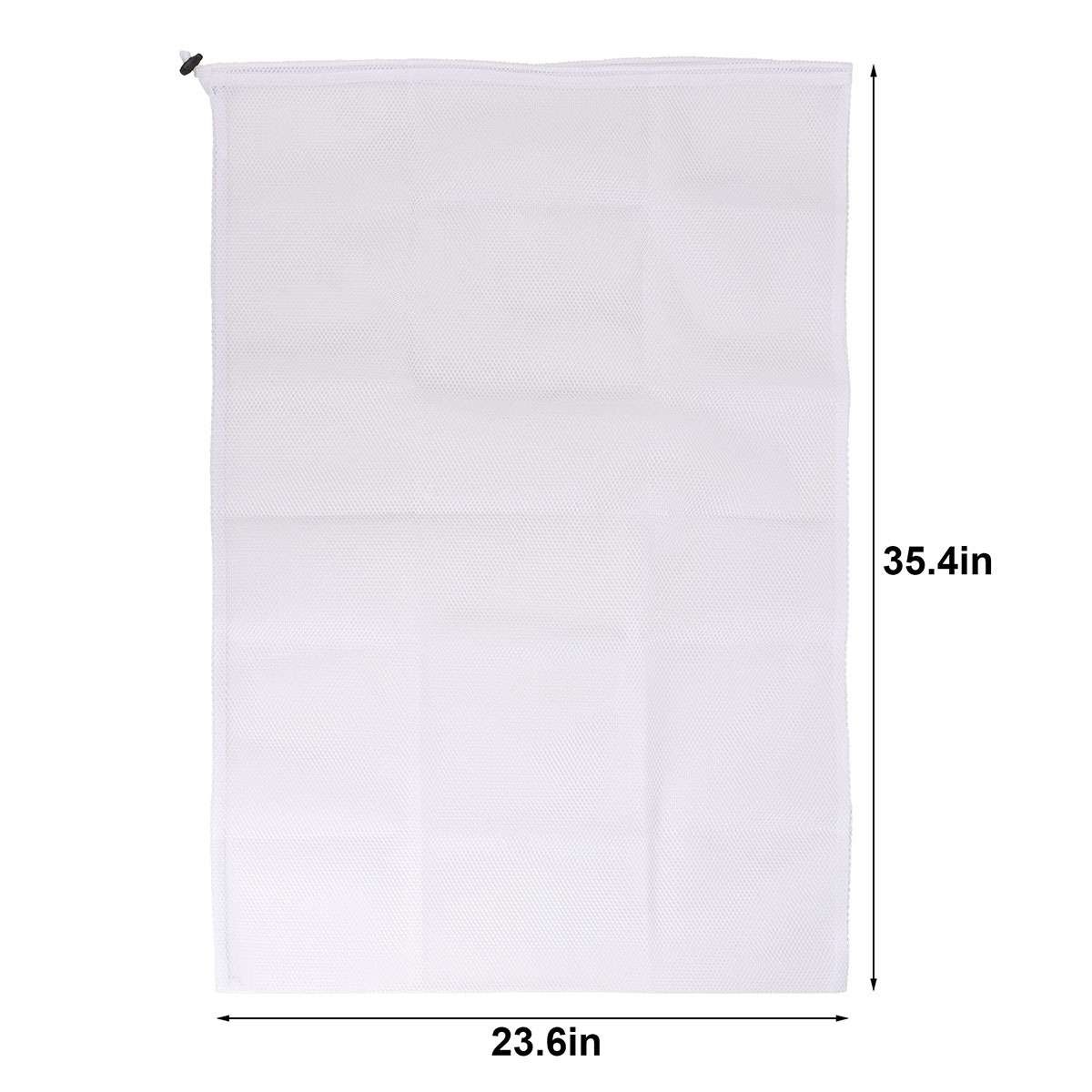 Large Heavy Duty Laundry Bag Mesh Wash Clothes With Drawstring Top Closure