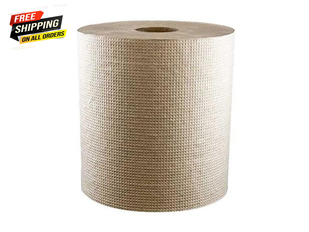 Morsoft Universal Roll Towels, 8″ X 800 Ft, Brown, 6 Rolls/Carton -MORR6800