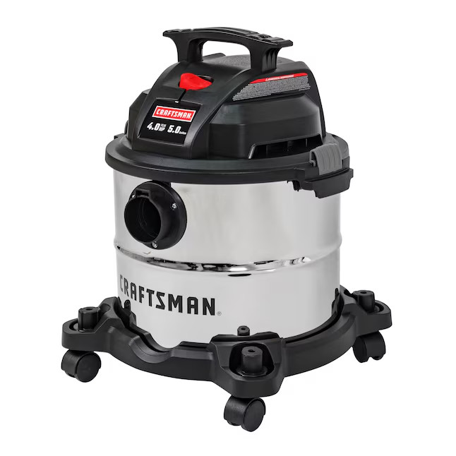 CRAFTSMAN 5 Gallon 4 HP Wet Dry Shop Vacuum Corded Vacuum Cleaner w/ Accessories
