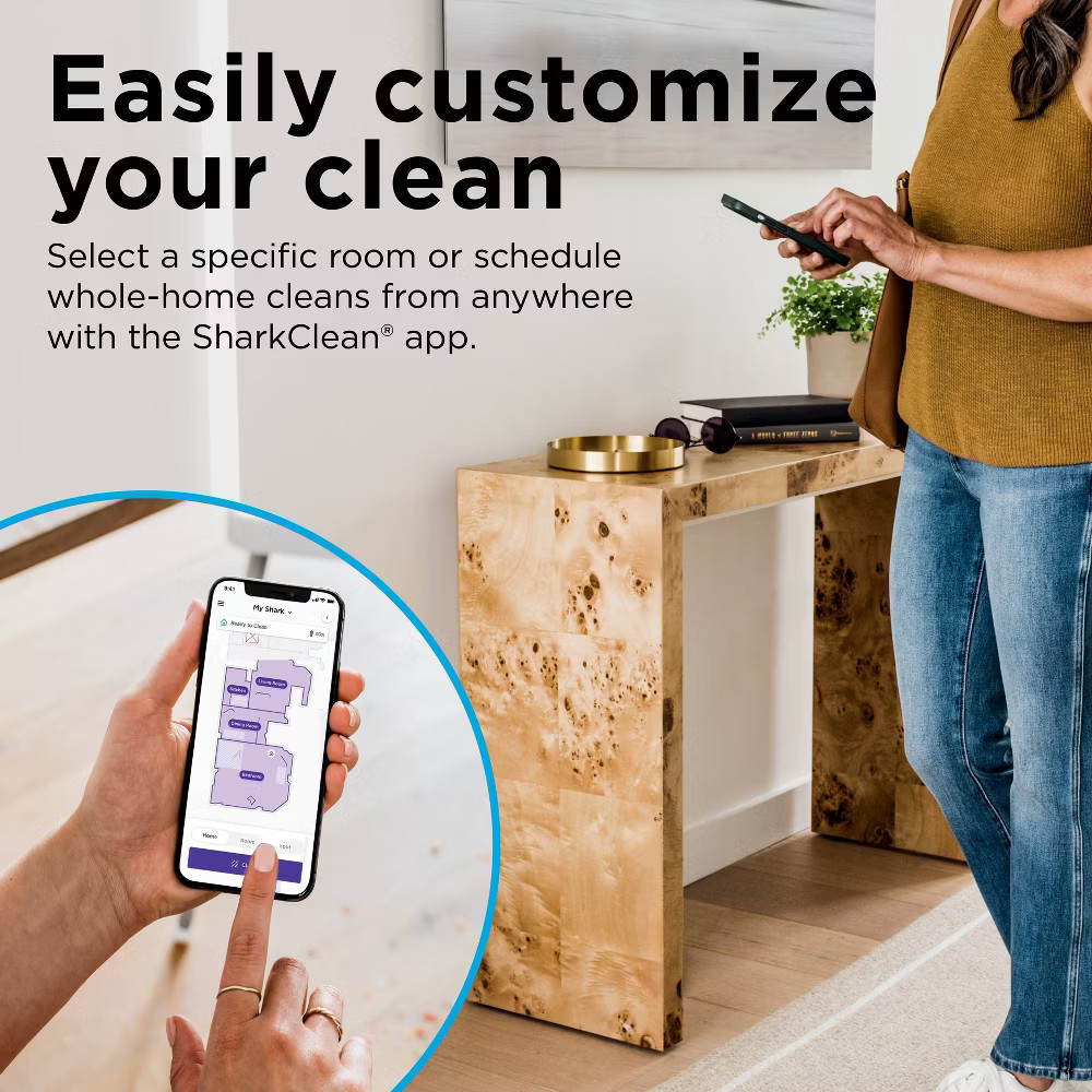Shark AI Robot Vacuum Matrix Clean Self Empty Home Mapping Multi-Surface