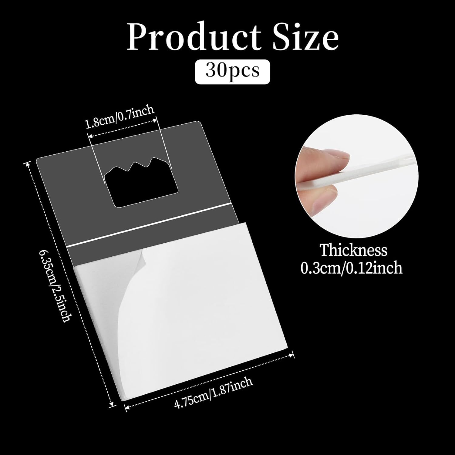 30pcs Adhesive Picture Hangers Plastic Sawtooth Hanger White