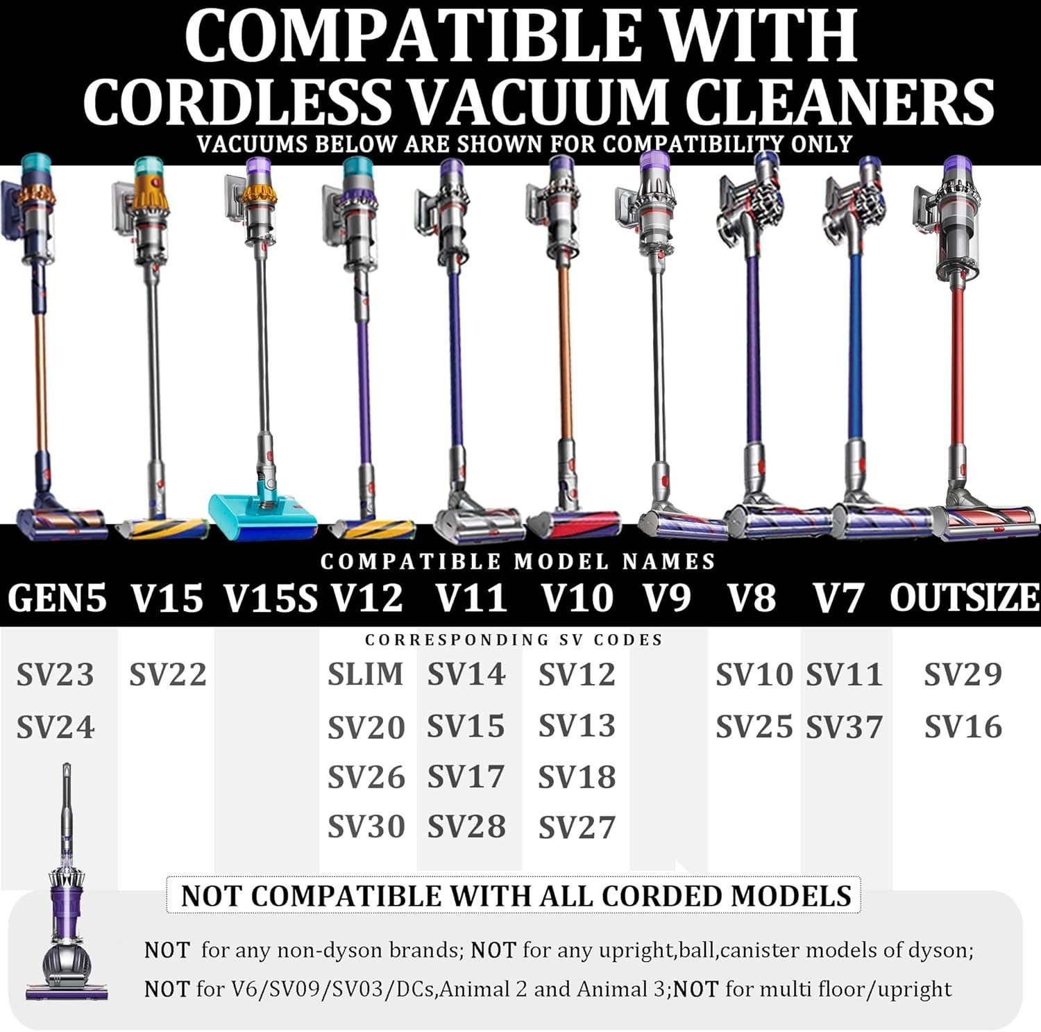 Flexible Extension Hose Attachment for Dyson Vacuums