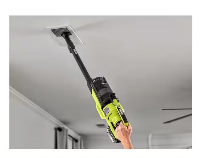 RYOBI PBLSV716K HP 18V Brushless Cordless Stick Vacuum w/ 4.0 Ah Battery (A/B)