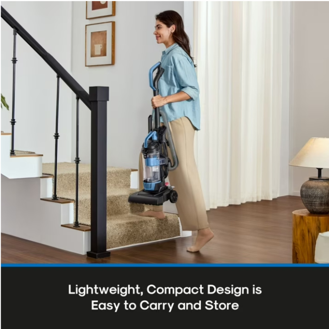 Mainstays Lightweight Bagless Upright Vacuum Cleaner with Brush and Crevice Tool