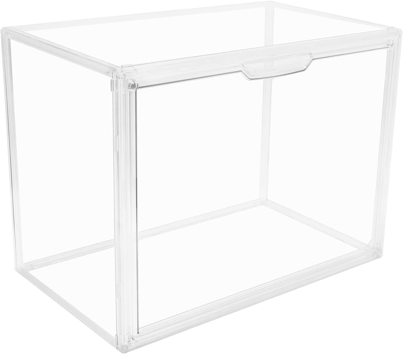 Transparent Collectibles Display Case with Lift-Off Lid – Space-Saving Design