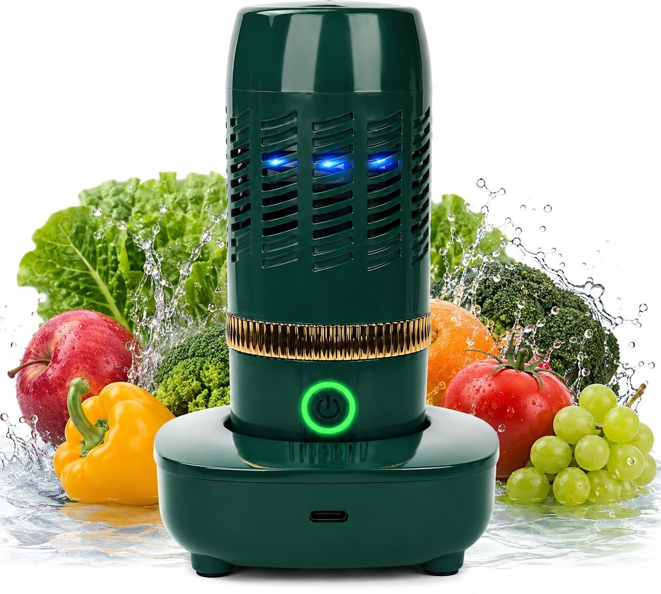 Rechargeable Produce Cleaner & Vegetable Washer | IPX7 Waterproof Food Cleaning
